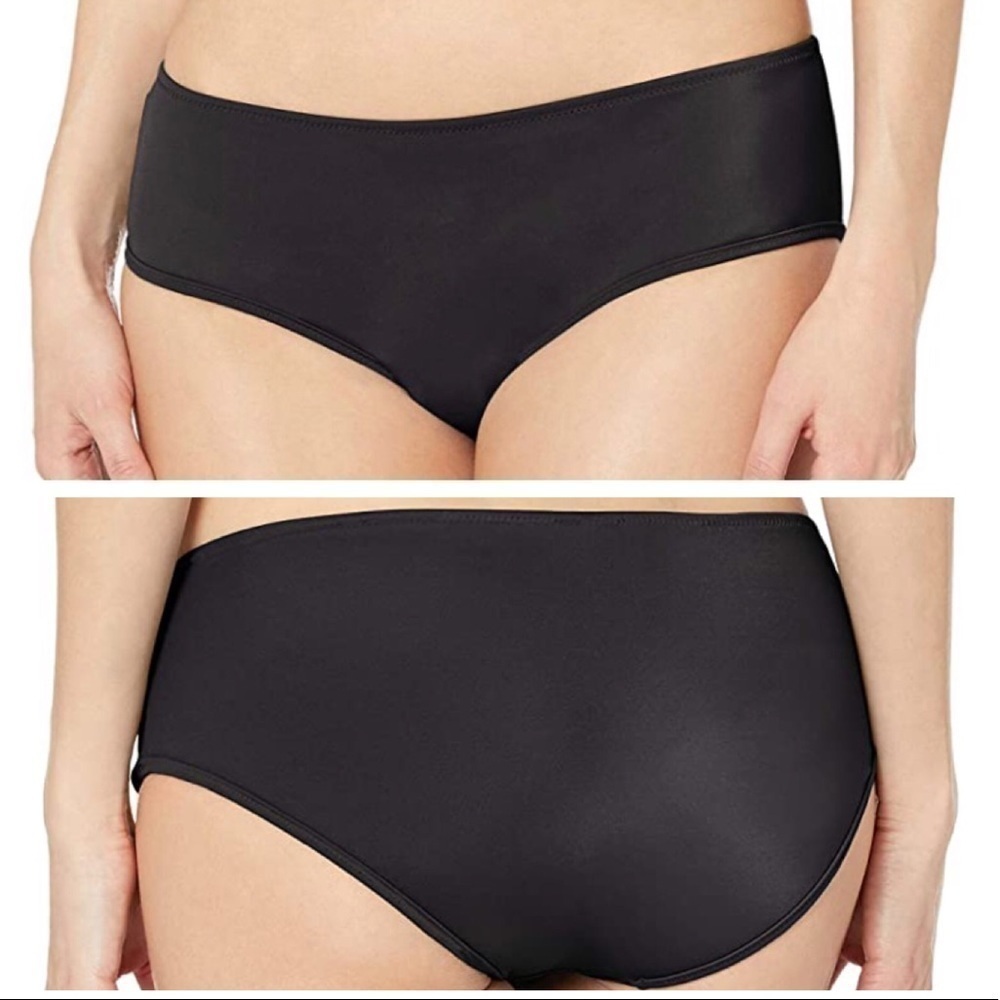 NEW Amazon Essentials black hipster bikini bottoms